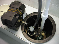 sump pump with battery backup