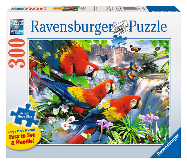 Ravensburger 50 State Bird Stamps 300 pc Large Piece Format Puzzle ~ New 