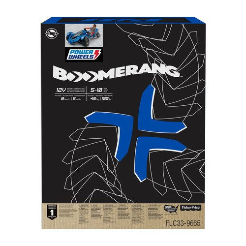 power wheels boomerang blue