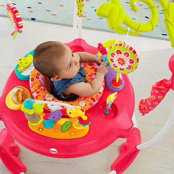 pink rainforest jumperoo