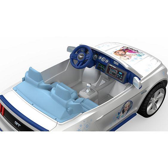 power wheels disney frozen ford mustang ride on