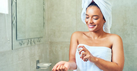 Applying perfume safely