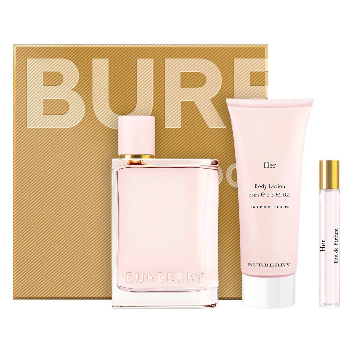 burberry her perfume box