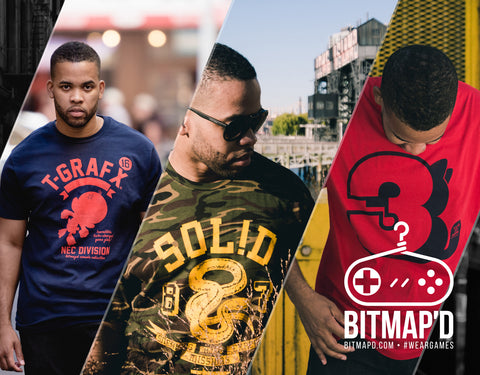 Bitmapd Video Game Apparel