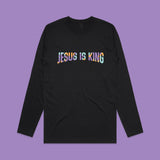 Jesus Is King Camo  L/S