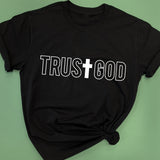 Trust God Cross Tee