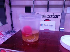 In Pine Sol (white filament is ABS that has been in there for months).