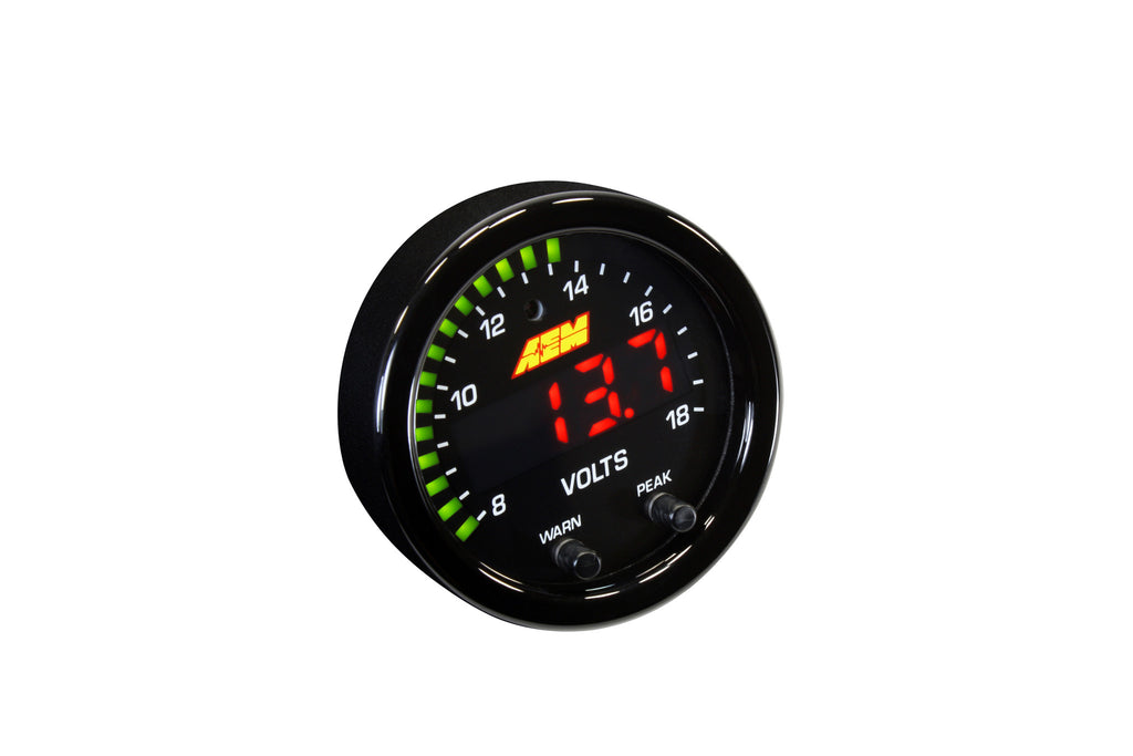 AEM X-Series Volt Gauge 8-18V - Never Ending Details