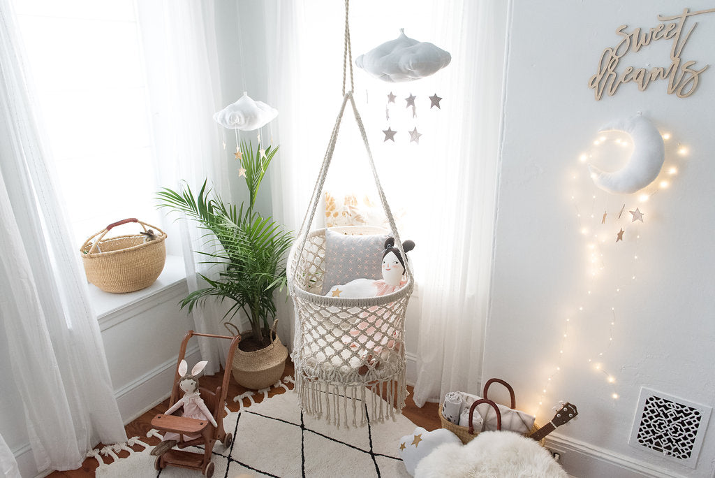 Boho inspired space by Baby Jives Co