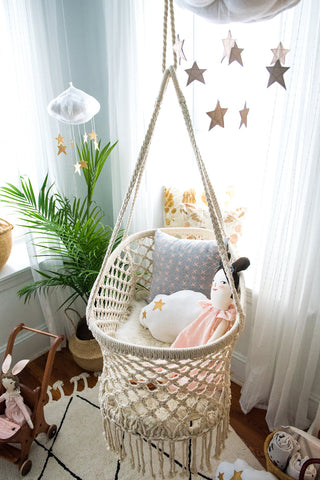 Boho inspired space by Baby Jives Co