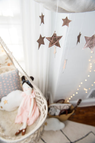 Boho inspired space by Baby Jives Co