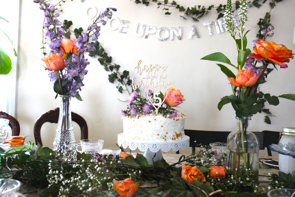 Floral Fairytale Birthday Party // Baby Jives Co Blog