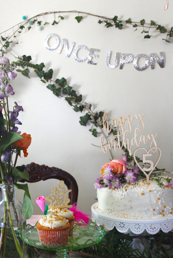 Floral Fairytale Birthday Party // Baby Jives Co Blog