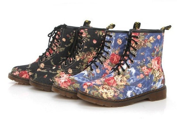 floral design boots