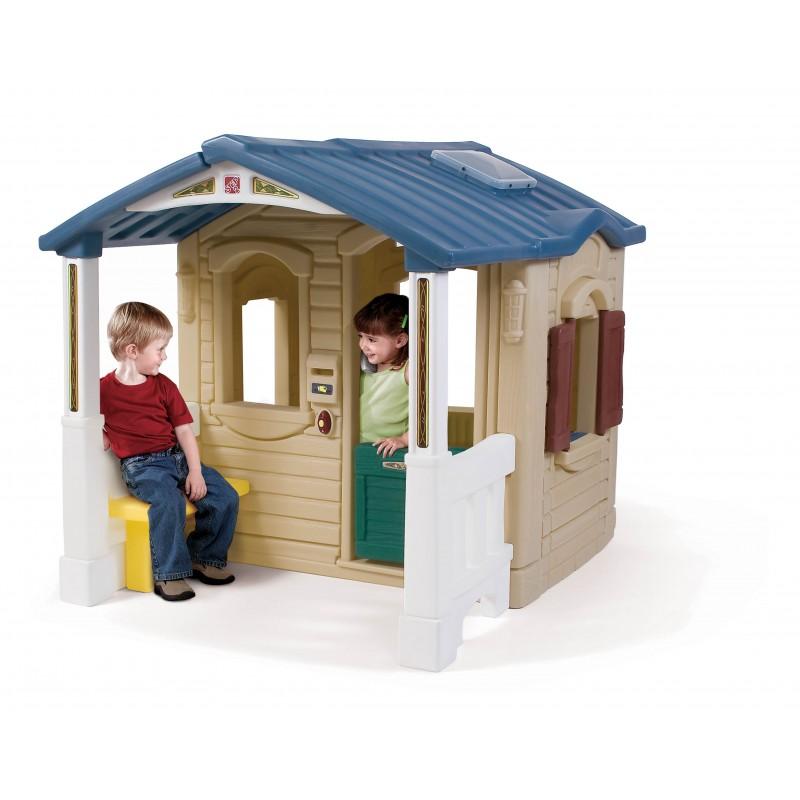 Plastic speelhuisje Front Porch | Speelhuis met plastic speelgoed! JouwSpeeltuin
