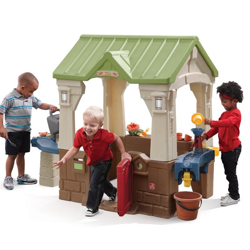 tegel Hijsen ik ben gelukkig Plastic speelhuisje Great Outdoors | Speelhuis met plastic speelgoed! –  JouwSpeeltuin