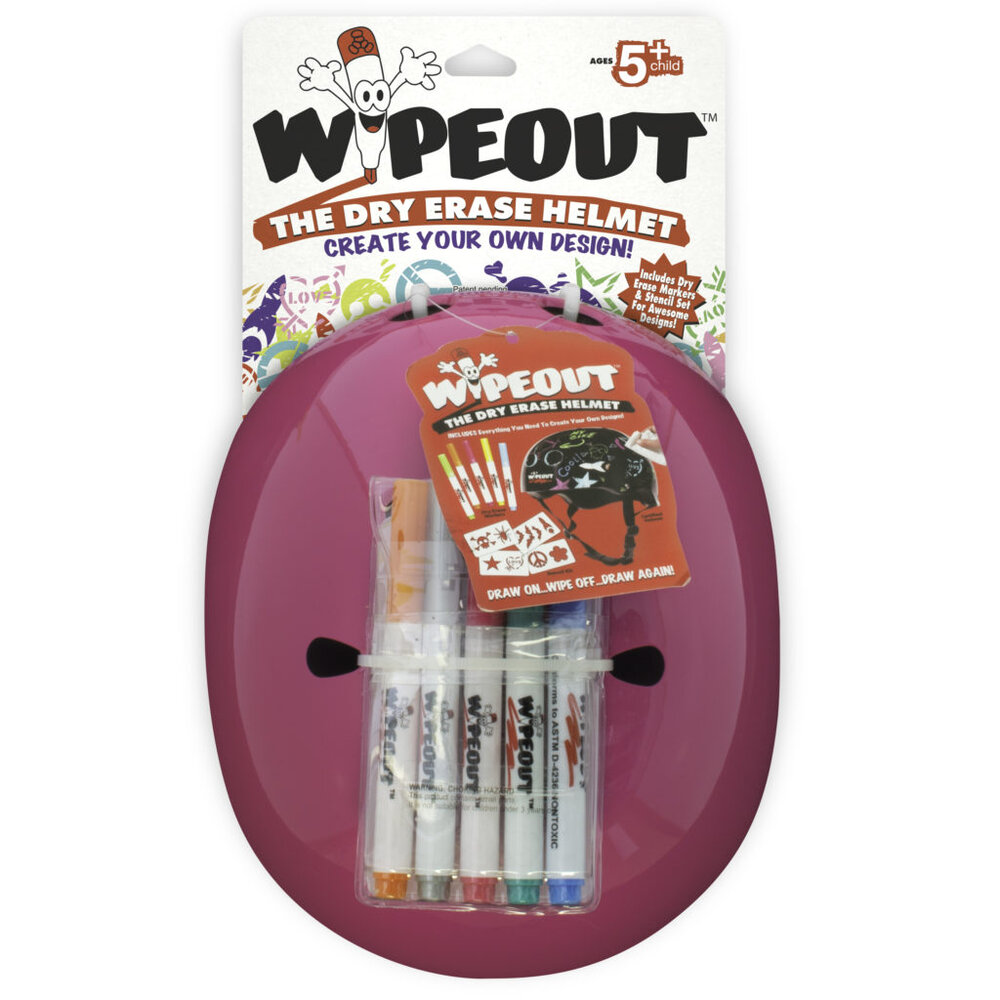 wipe out dry erase helmet