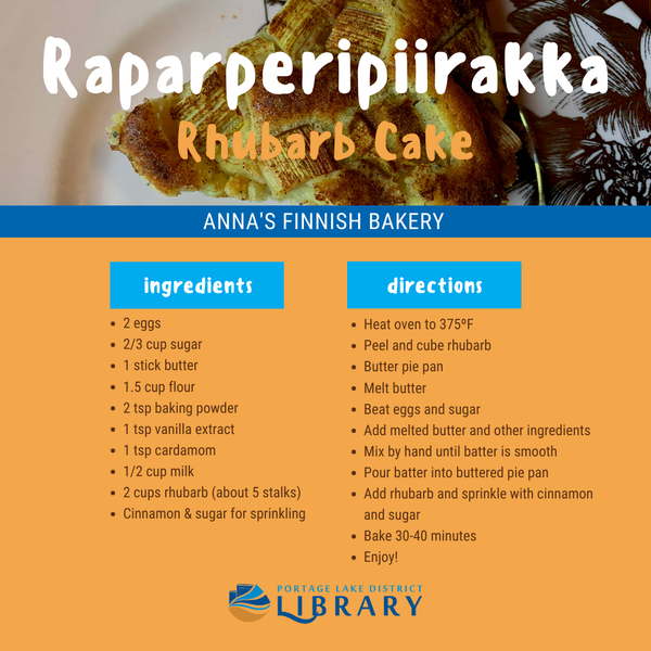 Finnish Rhubarb Pie Recipe