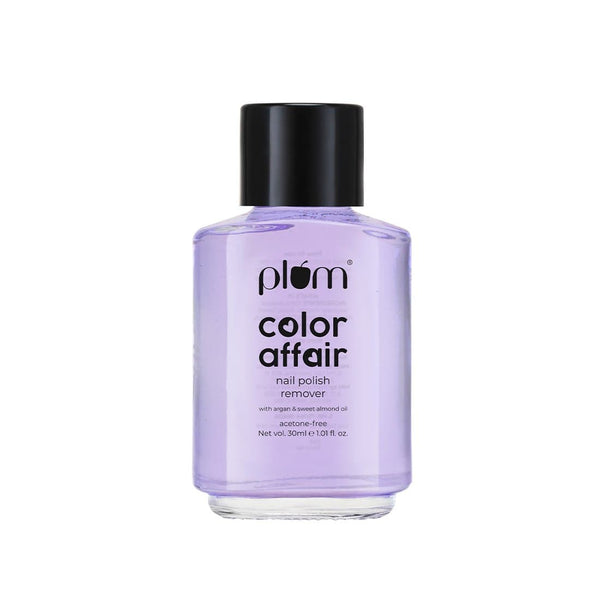 Plum Color Affair Nail Polish Remover | Acetone-Free | Easy Removal |