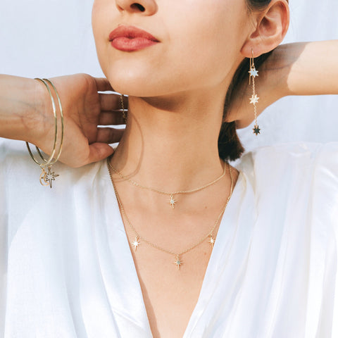 Ethically handcrafted celestial jewelry that gives back to nonprofit