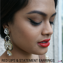 How to wear statement earrings picture from www.thedesidossier.com