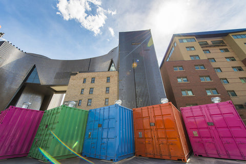 east village shipping containers