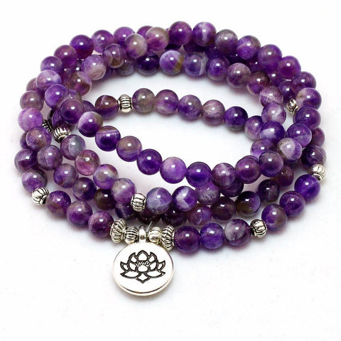 amethyst mala