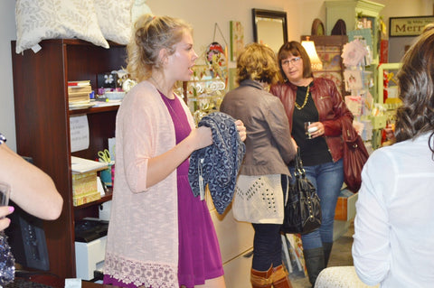 retail trunk show event with wholesaler