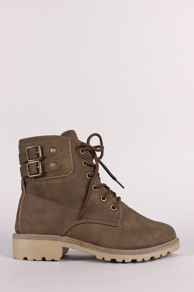 lace up lug boots