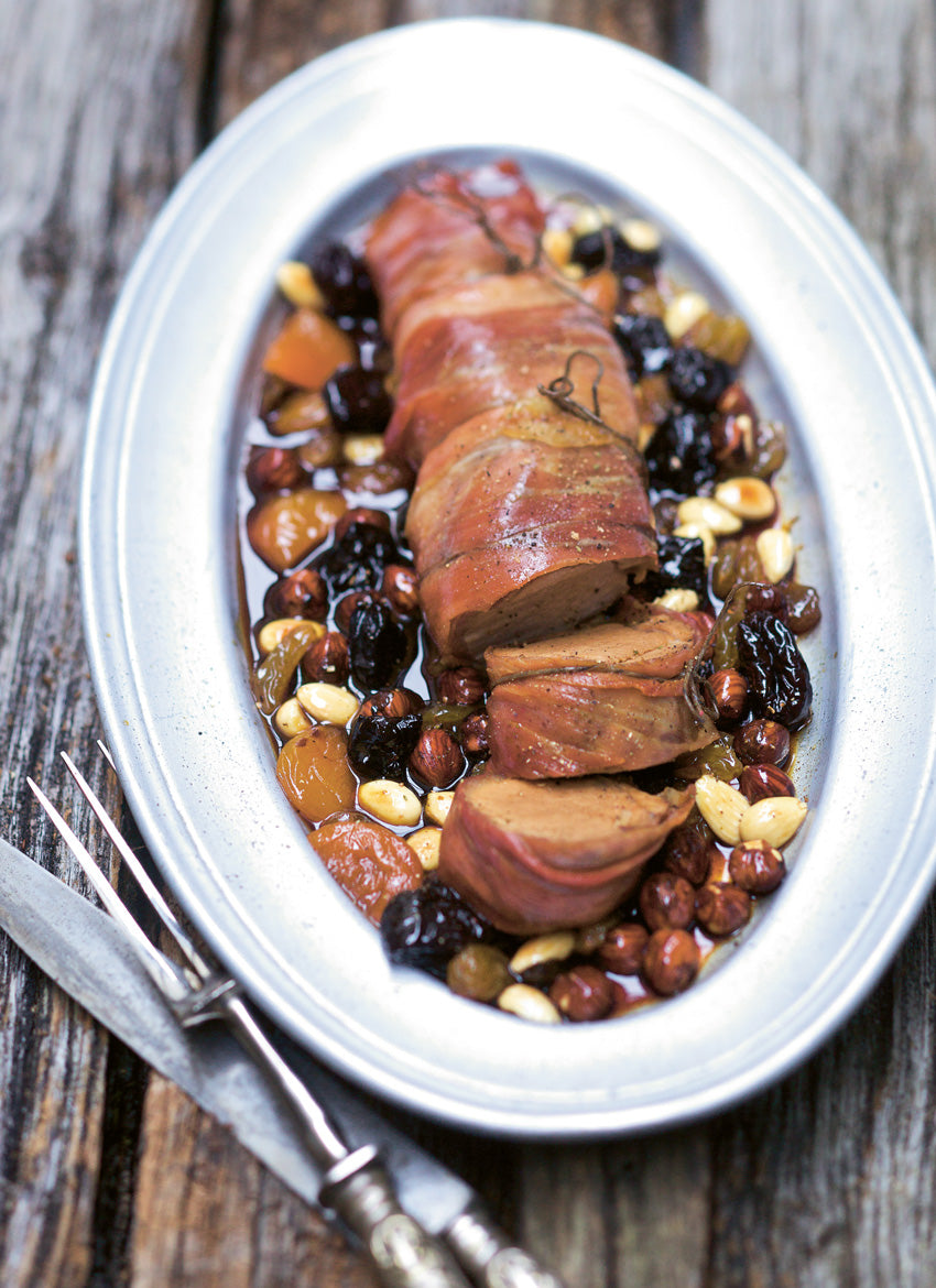 Roast Wild Boar with Dried Fruits and Port