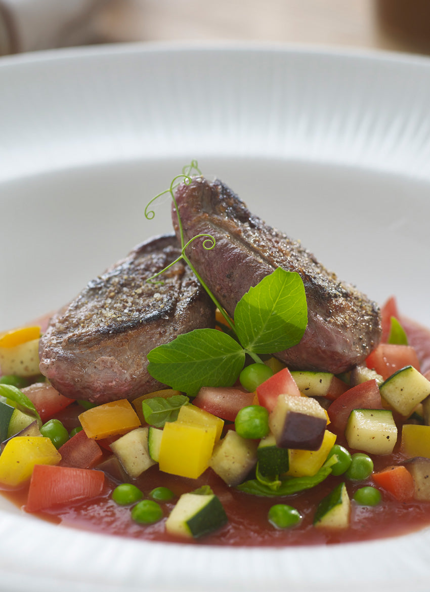 Summer grouse ratatouille