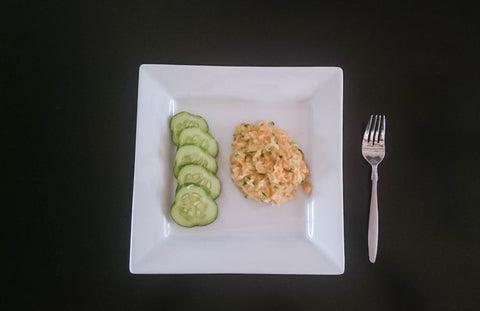 rice and cucumbers