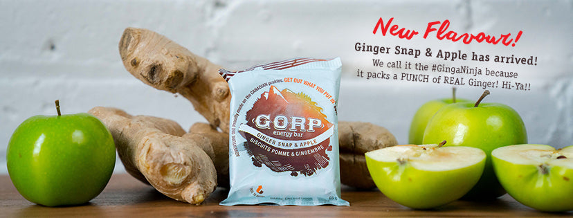 Ginger snap & Apple GORP bar