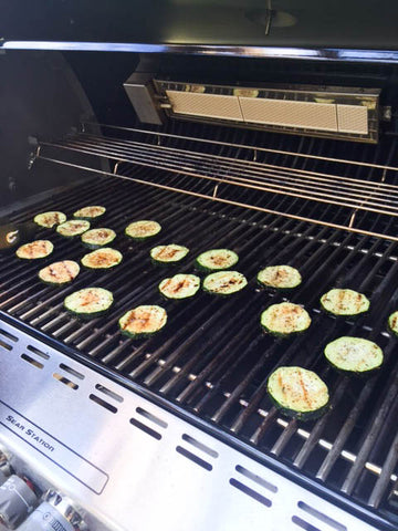 zucchini on grill