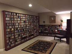 Custom built in shelving unit for Music collector in Dublin Ohio