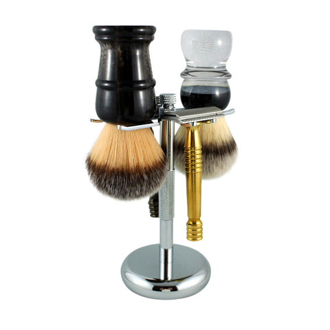 RazoRock Deluxe Shaving Brush & Razor Stand - 4 Prong-RazoRock-ItalianBarber