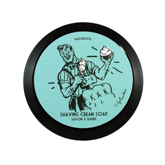 RazoRock BLUE BARBERSHOP Shaving Cream Soap-RazoRock-ItalianBarber