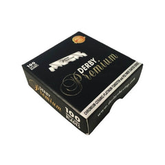 100 Derby PREMUM Half Blades (BLACK PACK)-Derby-ItalianBarber