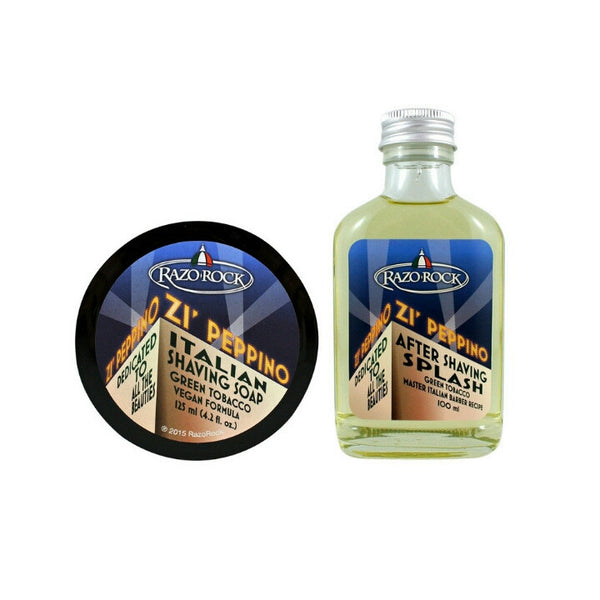 (Combo Pack) RazoRock Zi' Peppino Shaving Soap & After Shaving Splash-RazoRock-ItalianBarber