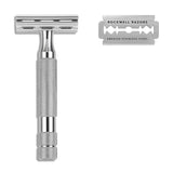 Rockwell 2C Razor - White Chrome-Rockwell Razors-ItalianBarber