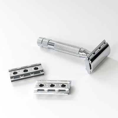 Rockwell 6C Razor - White Chrome-Rockwell Razors-ItalianBarber