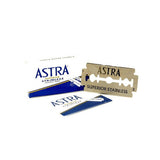 (Blue Pack) 5 Astra Superior Stainless Double Edge Razor Blades - Blue Pack-Astra Blades-ItalianBarber