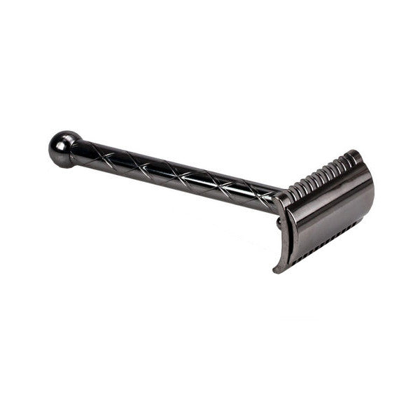 Fatip Retro Double Edge Safety Razor - Gun Metal Black-Fatip-ItalianBarber