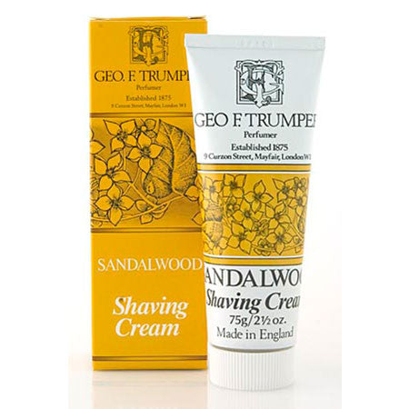 Geo F Trumper Sandalwood Soft Shaving Cream Travel Tube 75g-Geo F Trumper-ItalianBarber