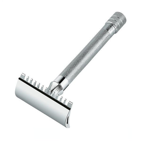 Merkur 25C Open Comb Long Handle Double Edge Safety Razor-Merkur-ItalianBarber