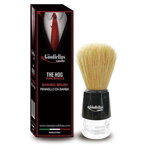 The Goodfellas' smile Pure Boar Bristle Shaving Brush - The Hog-The Goodfellas' smile-ItalianBarber