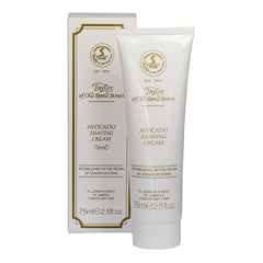 Taylor of Old Bond Street Shaving Cream Tube, Avocado 75ml-Taylor of Old Bond Street-ItalianBarber