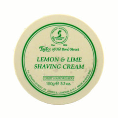 Taylor of Old Bond Street Shaving Cream Bowl, Lemon & Lime 150g-Taylor of Old Bond Street-ItalianBarber