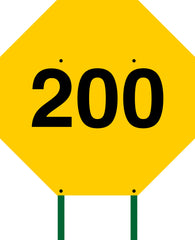 Distance Sign Octagonal