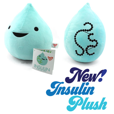 Insulin Plush Toy - Diabetic Gift - Diabetes Present - Cute Funny T1D Humor 
